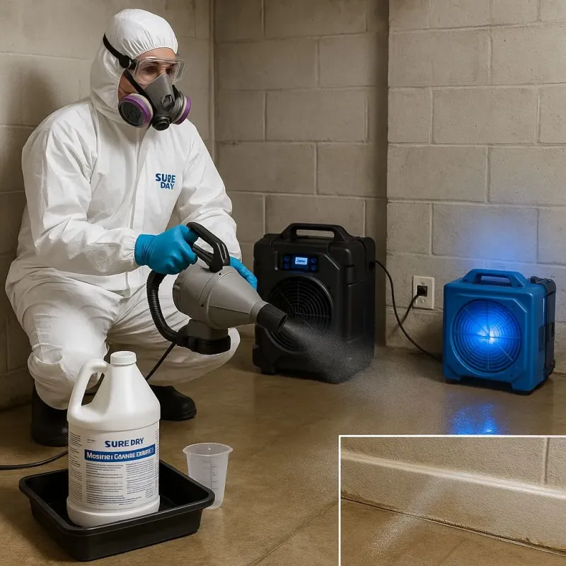 Sanitization and Odor Removal process in Kenner, LA